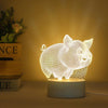 3D Lamp 3 Color Changing LED Light