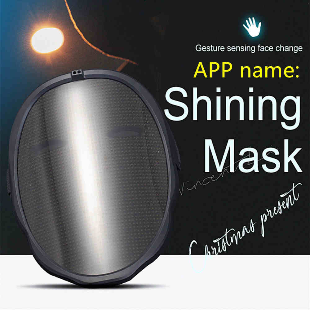 Bluetooth RGB Light Up LED Mask